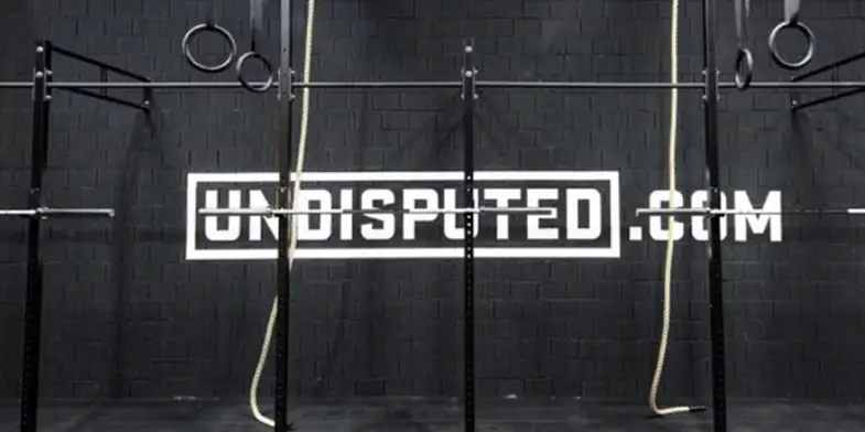 UNDISPUTED.GYM logo application